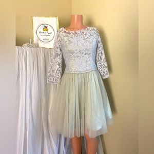 Amazing dress grey